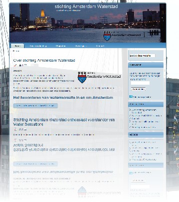 stichting Amsterdam Waterstad website CMS